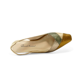 DI CHENZO Women's 9910 Multi-Metallic Leather Combo