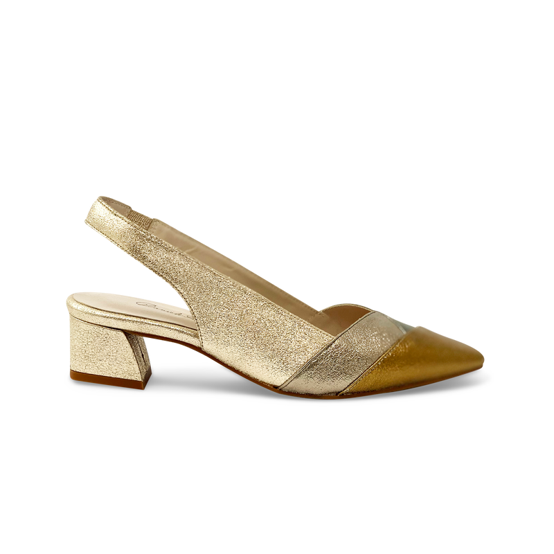 DI CHENZO Women's 9910 Multi-Metallic Leather Combo