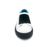 Fifty-12 Men's Baldovino K0002S95 White Leather with Black Elastic Shoe