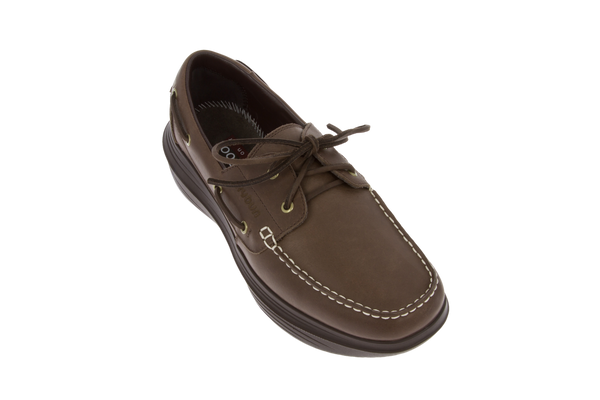 kybun Men's Montreux Tobacco Boat Shoe