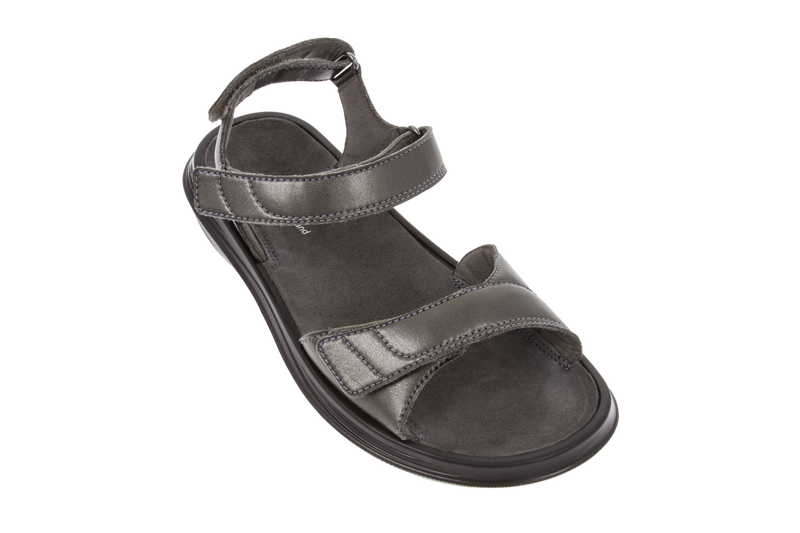 kybun Women's Morcote Dark Silver Sandal