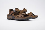Mephisto Allrounder Men's Alligator Brown Leather Sandal