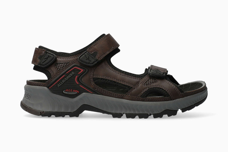 Mephisto Allrounder Men's Honduras Java Nubuck Leather Sandal