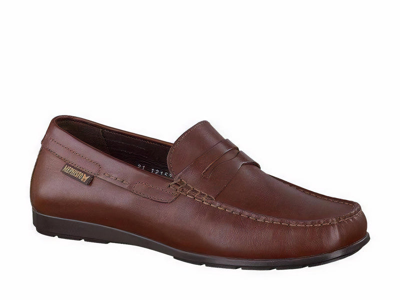Mephisto Men's Alyon Hazelnut Smooth Leather Loafer