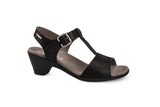 Mephisto Women's Carine Black Liz Leather Heel