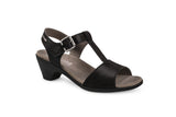 Mephisto Women's Carine Black Liz Leather Heel