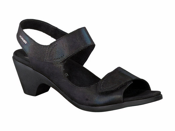 Mephisto Women's Cecila Black Liz leather Heel