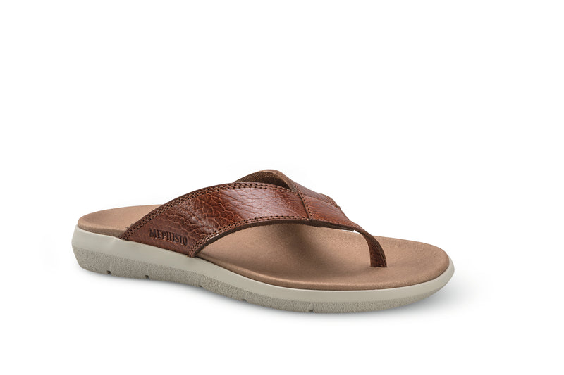 Mephisto Men's Charly Tan Grain Leather Sandal