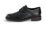 Mephisto Mobils Men's Fernand Black Smooth Leather Dress Shoe