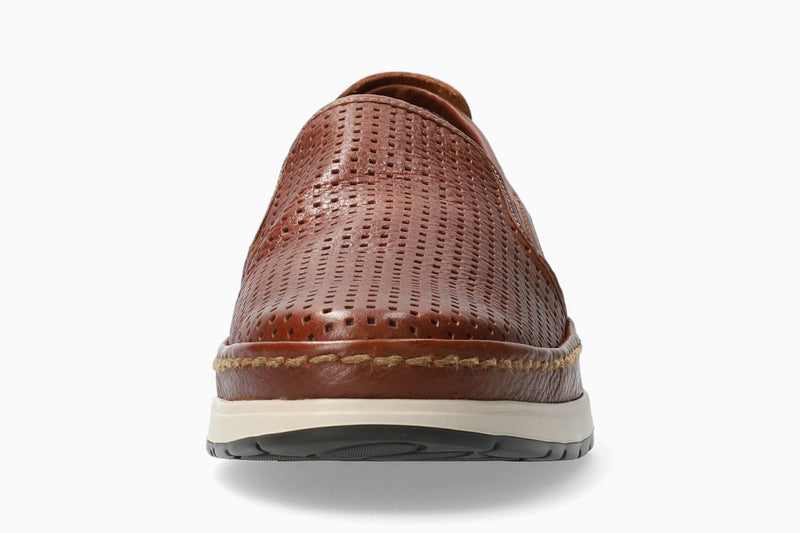 Mephisto Men's Hadrian Perf Hazelnut Leather Slip-On