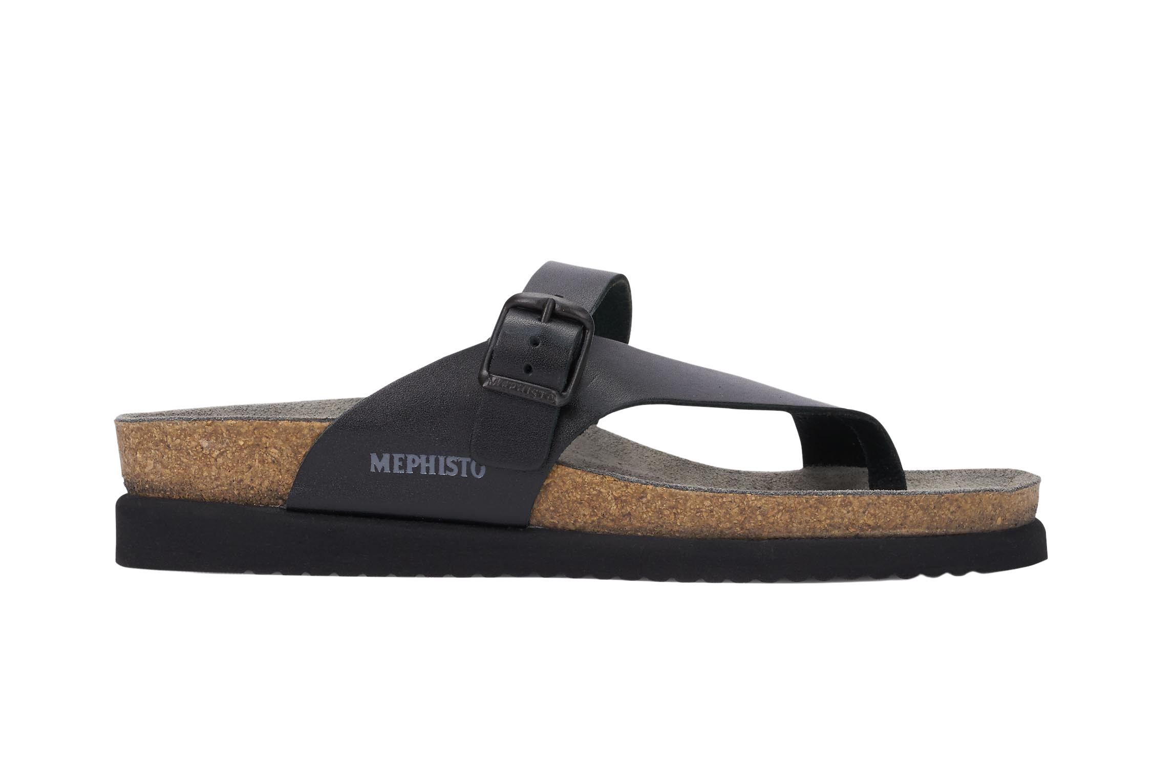 Mephisto Women's Helen Black Leather Sandal