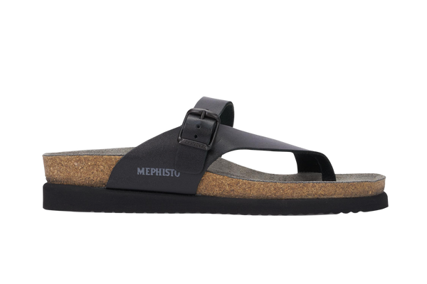Mephisto Women's Helen Black Leather Sandal
