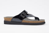 Mephisto Women's Helen Black Patent Leather Sandal