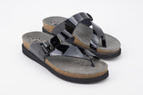 Mephisto Women's Helen Black Patent Leather Sandal