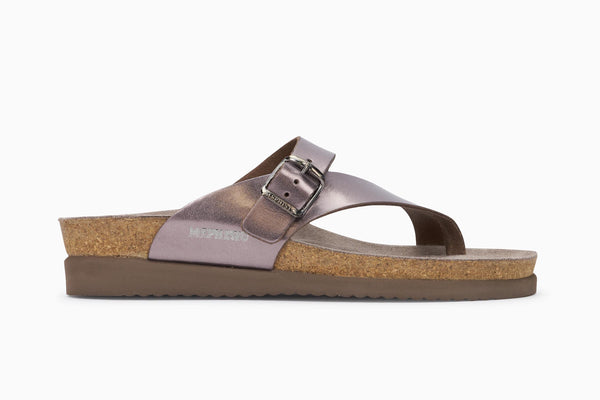 Mephisto Women's Helen Bronze Metallic Leather Sandal