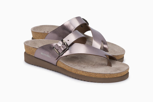 Mephisto Women's Helen Bronze Metallic Leather Sandal