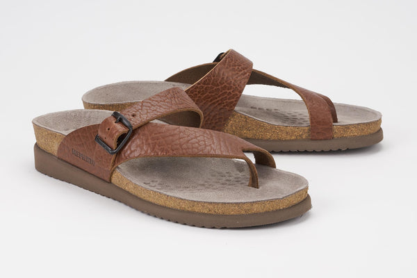Mephisto Women's Helen Tan Grain Leather Sandal