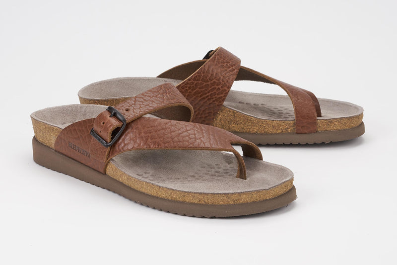 Mephisto Women's Helen Tan Grain Leather Sandal