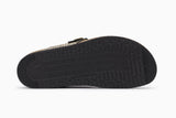 Mephisto Women's Helen Mix Black Snake Print Leather Sandal