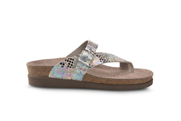 Mephisto Women's Helen Multicolored Metallic Leather Sandal