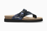 Mephisto Women's Helen Navy Paint Leather Sandal