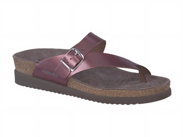 Mephisto Women's Helen Spice Metallic Leather Sandal