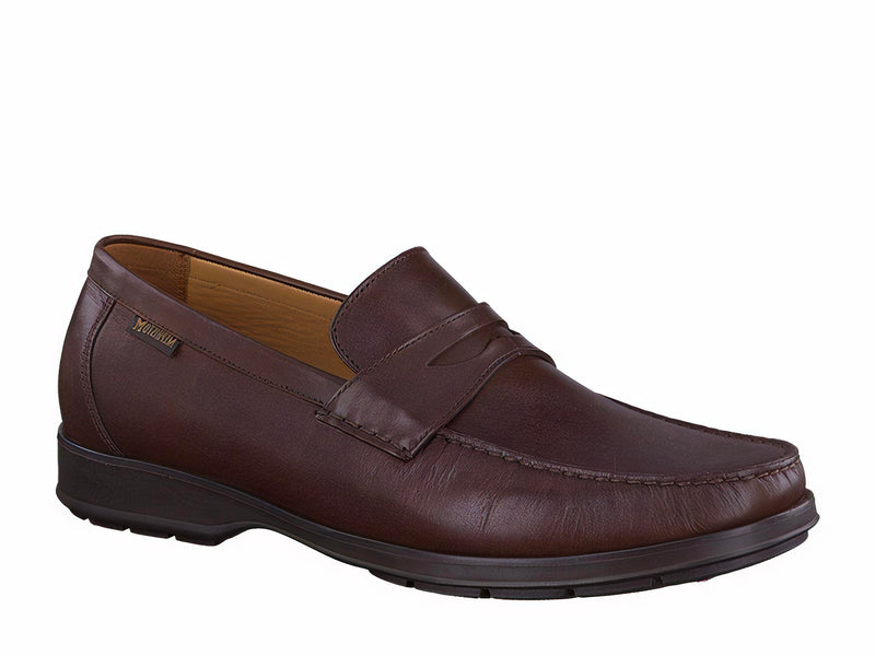 Mephisto Men's Howard Dark Brown Smooth Leather Loafer