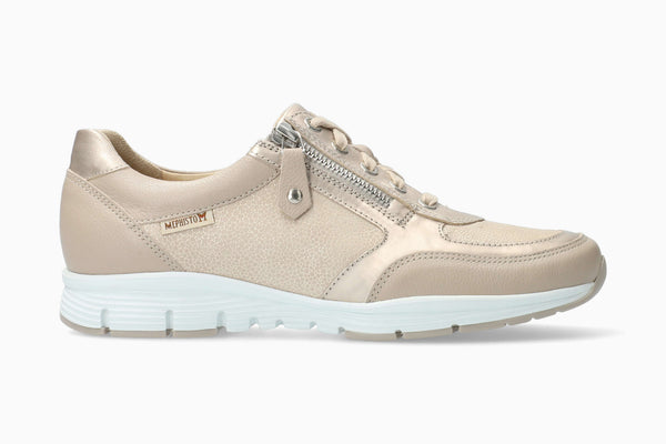 Mephisto Women's Ylona Light Taupe Leather Shoe