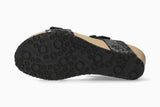 Mephisto Women's Lissandra Black Paint Leather Wedge
