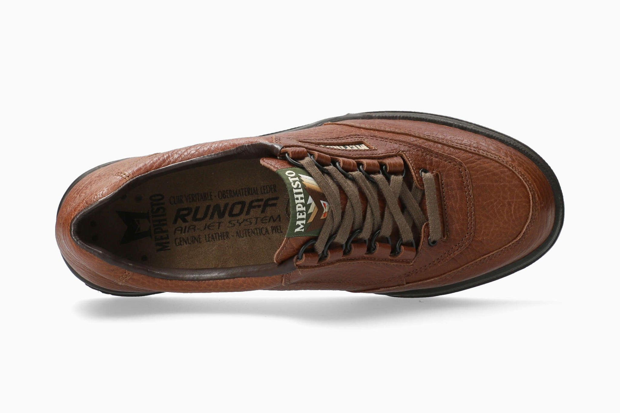Mephisto Men's Match Tan Grain Leather Shoe