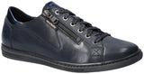 Mephisto Mobils Women's Hawai Deep Blue Silk Leather Walking Sneaker