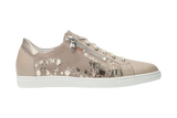 Mephisto Mobils Women's Hawai Shiny Light Taupe Premium Leather Sneaker