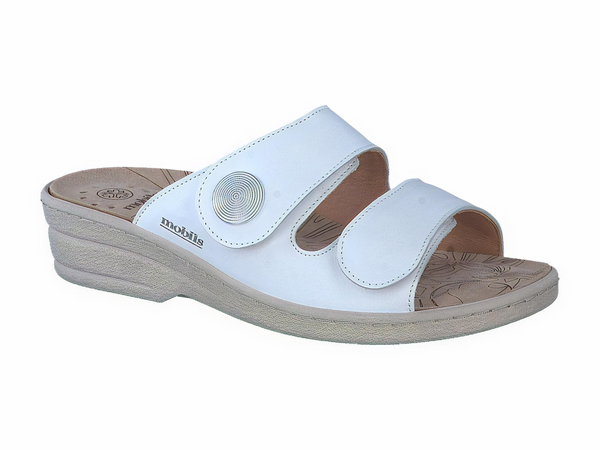 Mephisto Women's Rosana White Smooth Leather Sandal