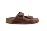 Mephisto Men's Nerio Chestnut Leather Sandal