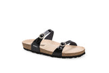 Mephisto Women's Norie Black Patent Leather Sandal