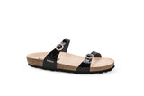 Mephisto Women's Norie Black Patent Leather Sandal