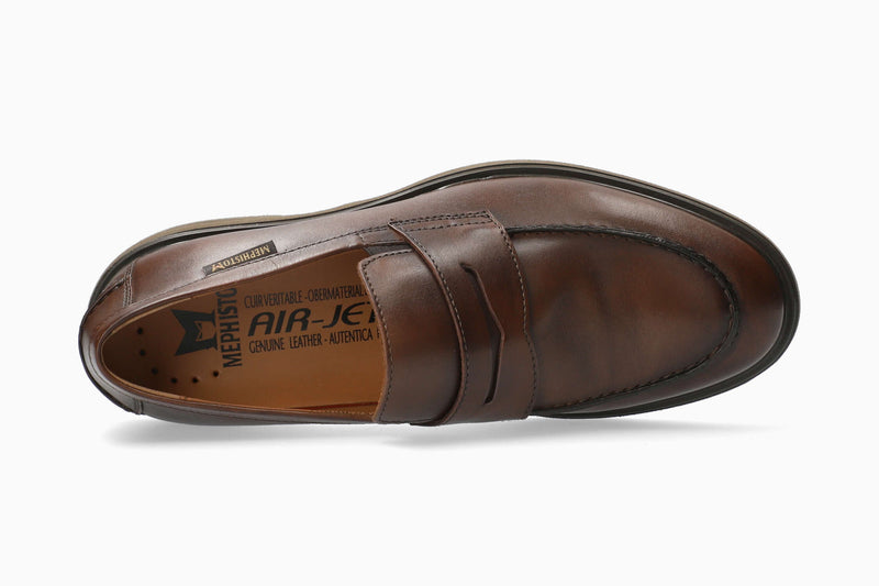 Mephisto Men's Orelien Hazelnut Leather Loafer