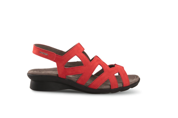 Mephisto Women's Pamela Scarlet Nubuck Sandal