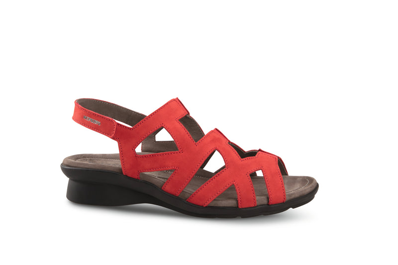 Mephisto Women's Pamela Scarlet Nubuck Sandal