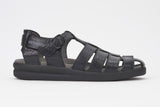Mephisto Men's Sam Black Grain Leather Sandal