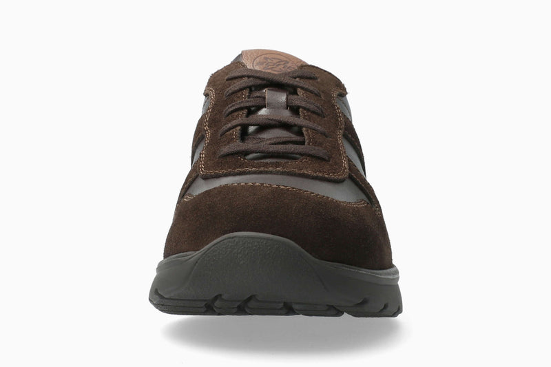 Mephisto Sano Men's Alan Dark Brown Leather and Suede Shoe