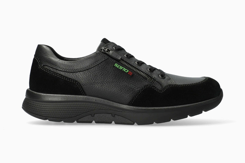 Mephisto Sano Men's Alek Black Leather and Suede Shoe