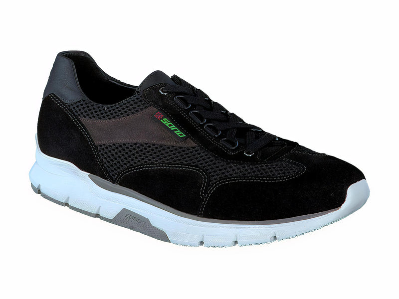 Mephisto Sano Men's Erik Air Black Nubuck And Mesh Shoe