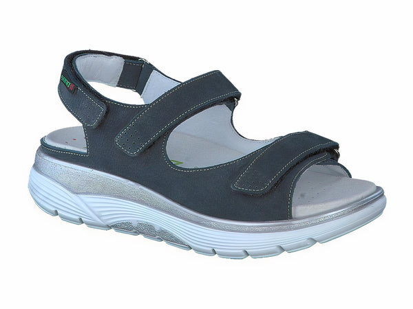 Mephisto Sano Women's Norine Navy Nubuck Leather Sandal
