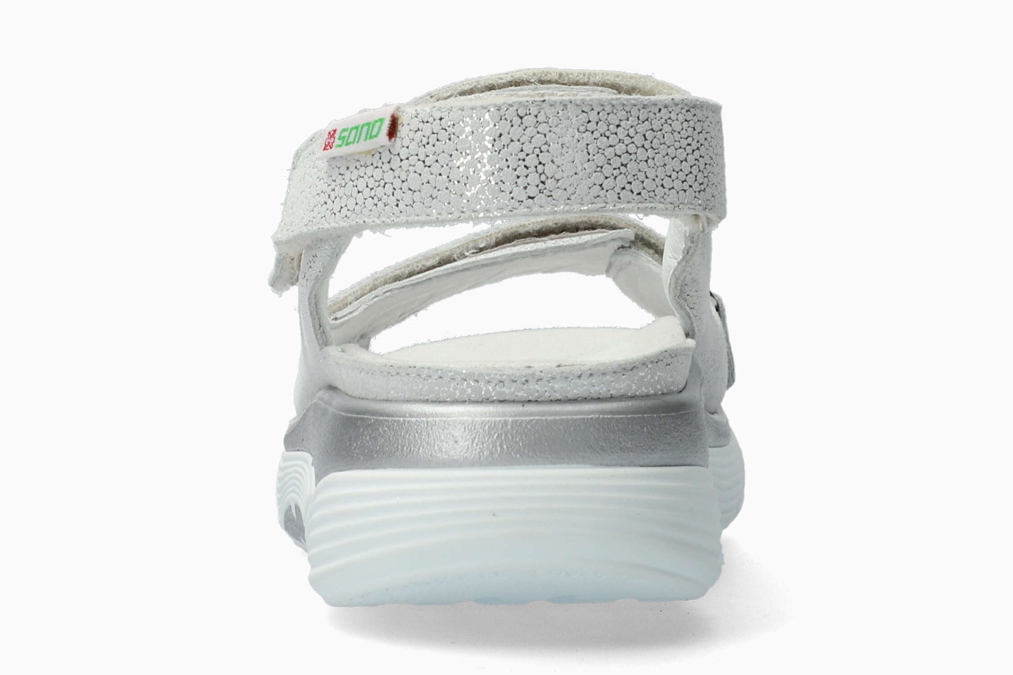 Mephisto Sano Women's Norine Silver Metallic Leather Sandal