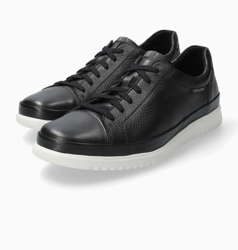 Mephisto Men's Thomas Black Oregon Leather Shoe