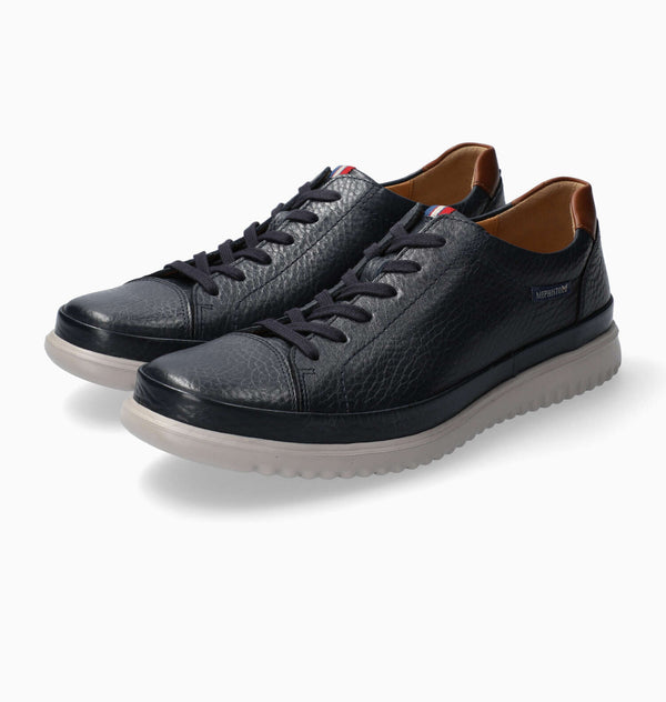 Mephisto Men's Thomas Navy Leather Shoe