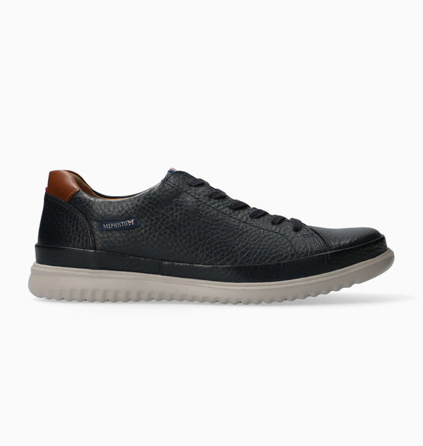 Mephisto Men's Thomas Navy Leather Shoe