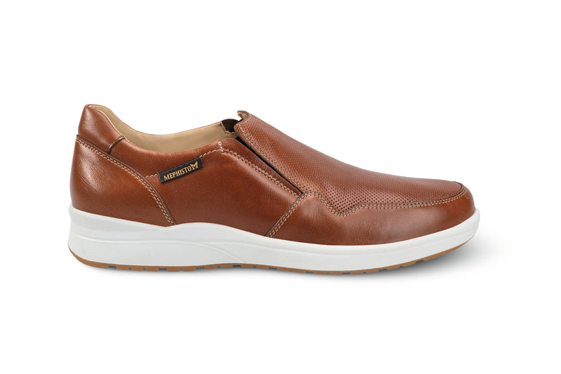 Mephisto Men's Valter Hazelnut Leather Slip-On