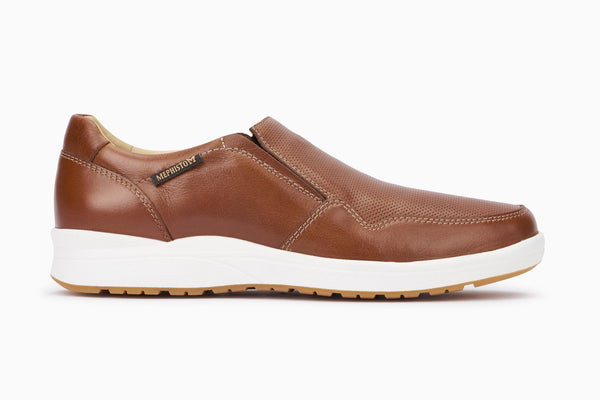 Mephisto Men's Valter Hazelnut Leather Slip-On